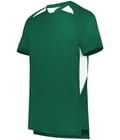 Dark Green/White Jersey